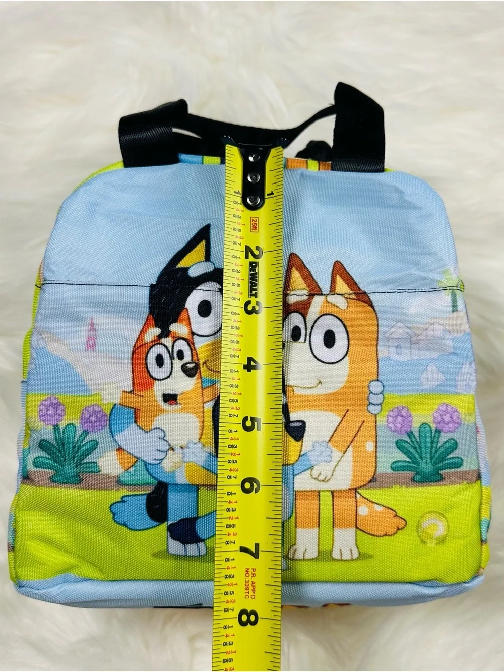 Bluey Family Print Kids lunch box - Blue & Yellow